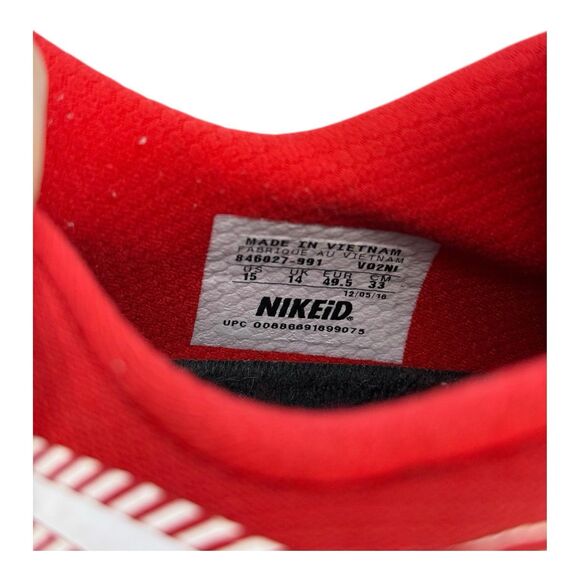 RARE NikeID Metcon 2 Gym Cardio Sport Run Cross Trainer Red/White/Blue Size 15 - Picture 7 of 7